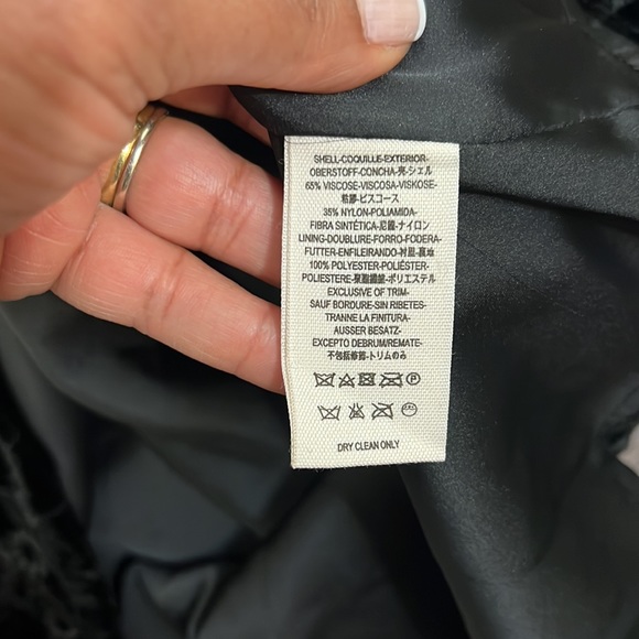 FREE PEOPLE black velvet beaded neck shift dress - Picture 16 of 16